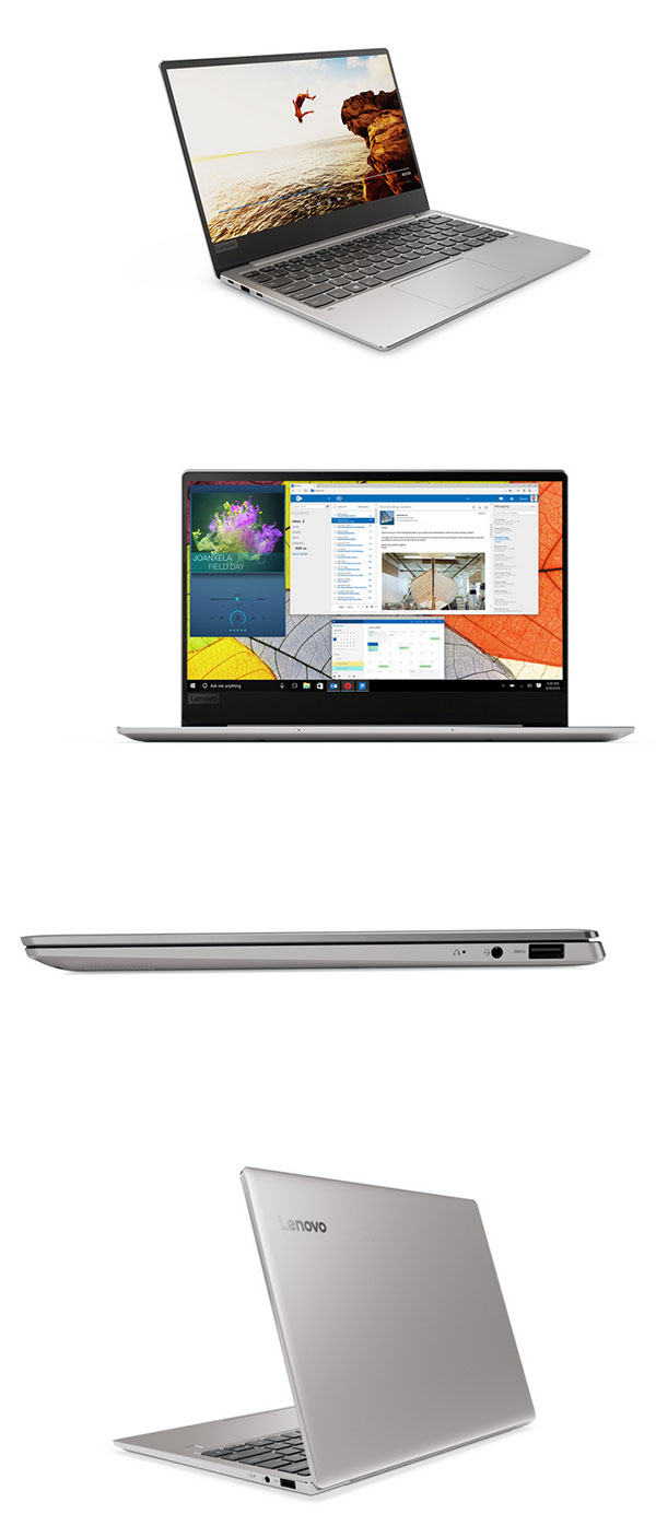 Lenovo Ideapad 720S (13, AMD) laptop, front left angle view