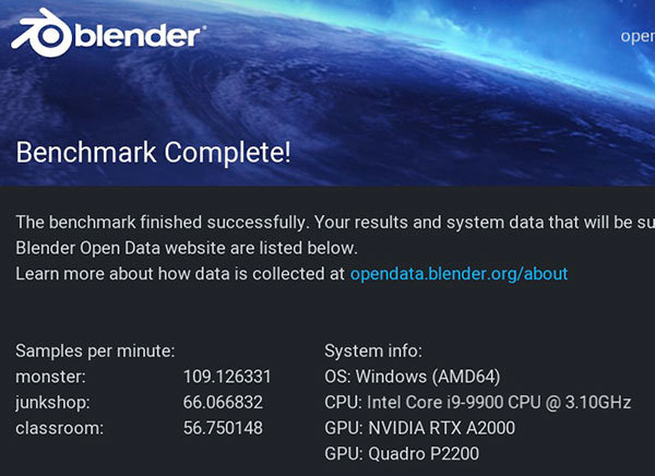 3Dソフトのblenderのスコア（最新版3.3.0）blenderは3Dソフトのオープンソース版で、高額な3Dソフトに劣らない優れた機能を搭載しています。
